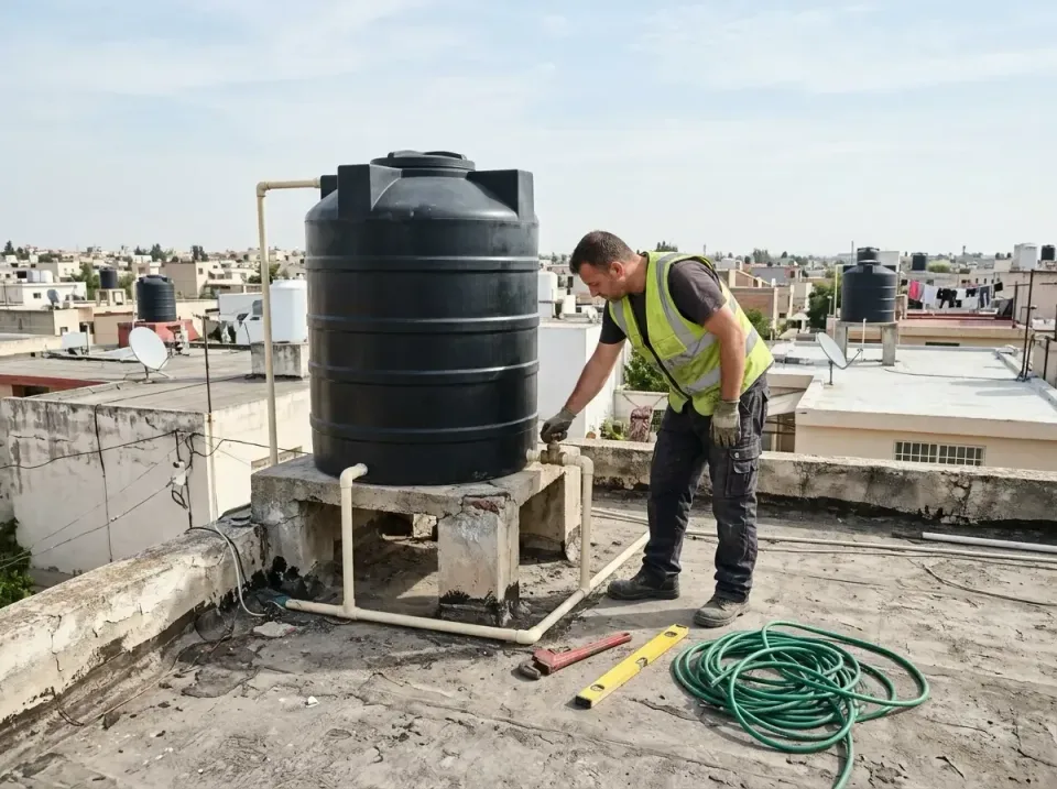 Black Water Tank — Rooftop